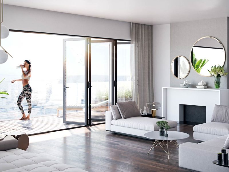 Drzwi tarasowe Fold Aluhaus