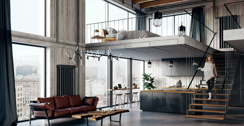 Okna fasadowe - Aluhaus