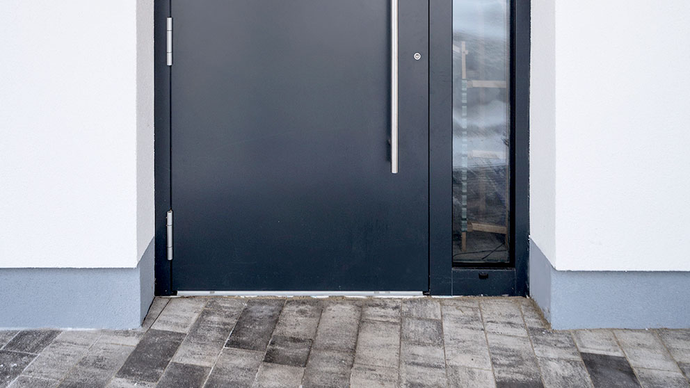 Drzwi wejściowe bez progu Aluhaus
