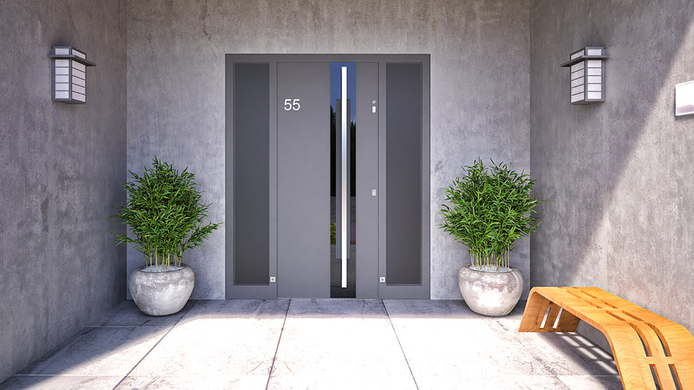 Drzwi do domu Aluhaus