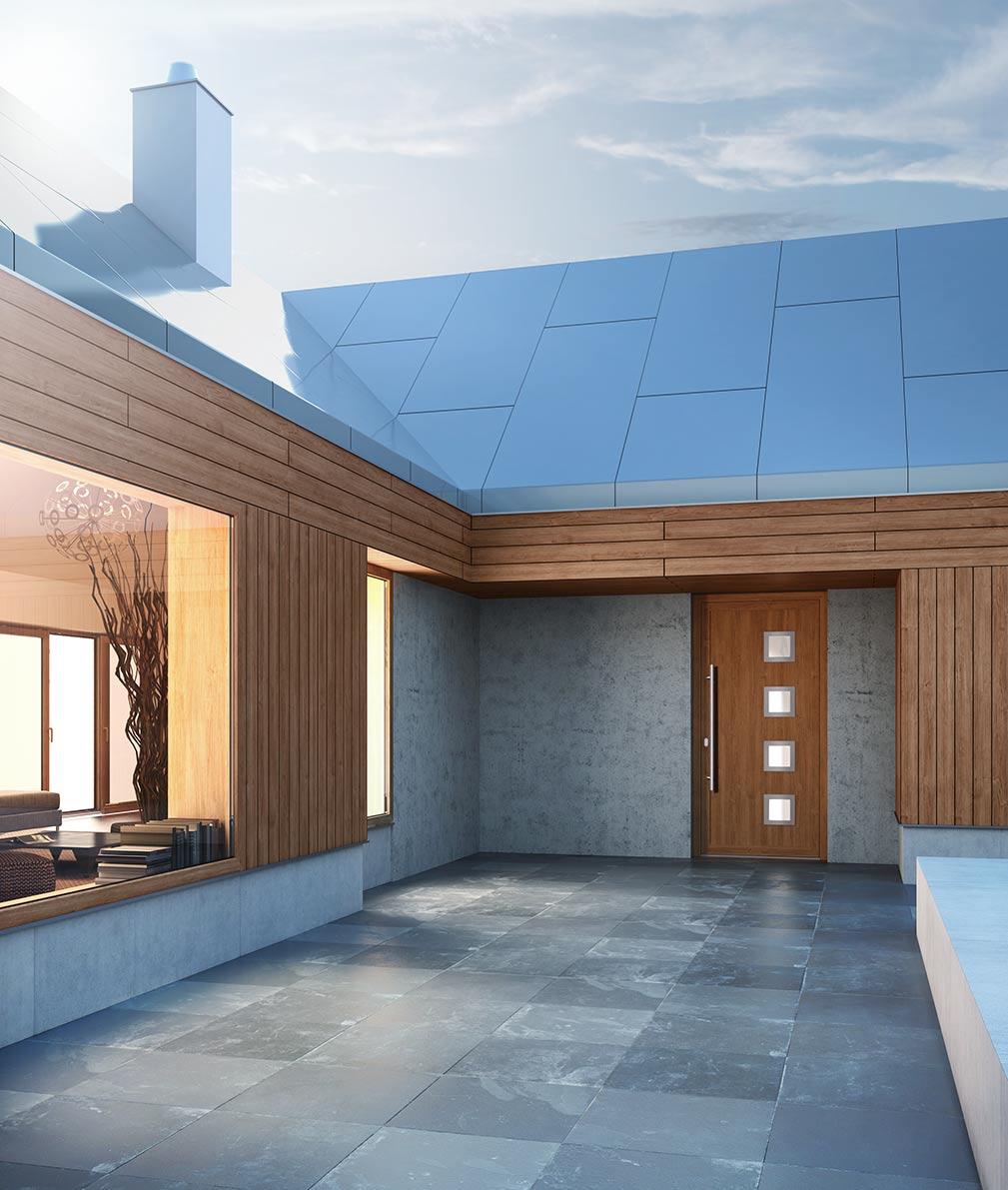 Cieple drzwi wejściowe Aluhaus