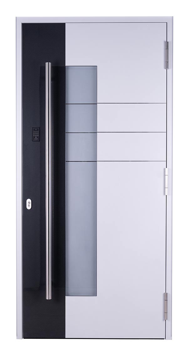 Nowoczesne drzwi wejściowe Aluhaus