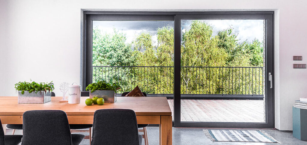 Aluminiowe drzwi tarasowe HST - Aluhaus