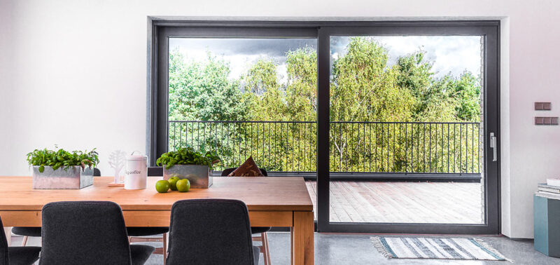 Aluminiowe drzwi tarasowe HST - Aluhaus