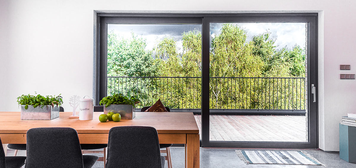 Aluminiowe drzwi tarasowe HST - Aluhaus