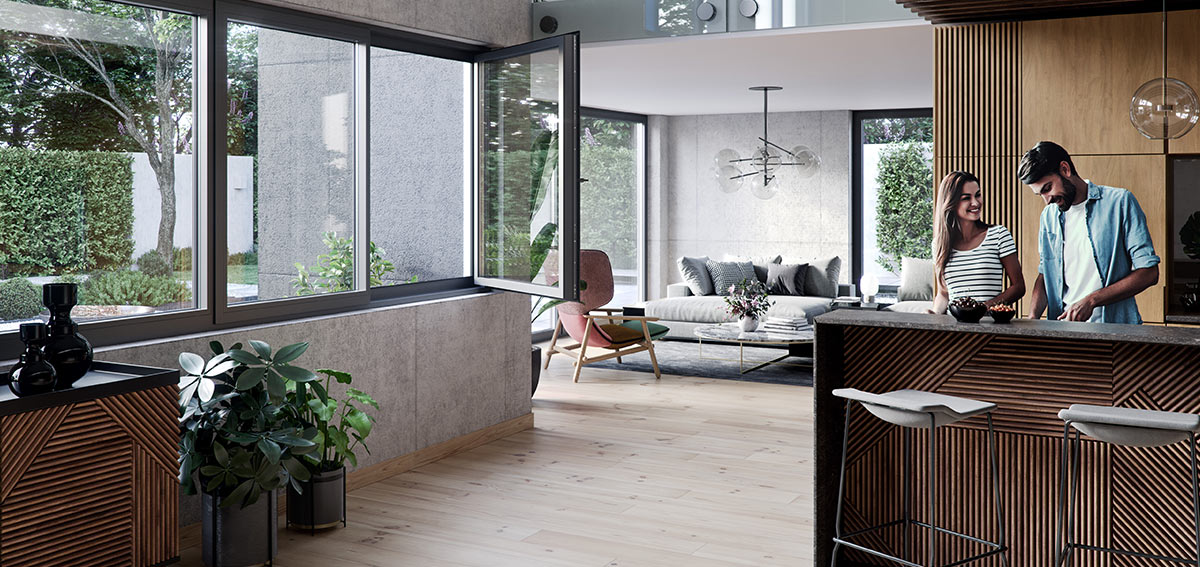 Okna Miru Hidden - Aluhaus