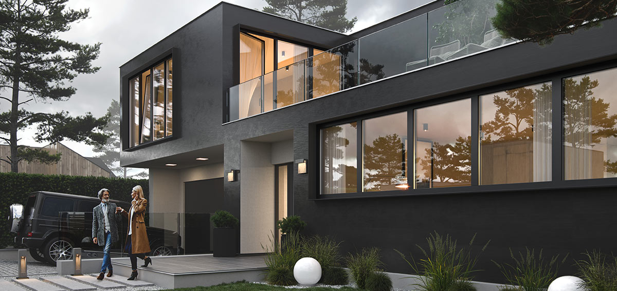 Okna aluminiowe MIRU Hidden - Aluhaus