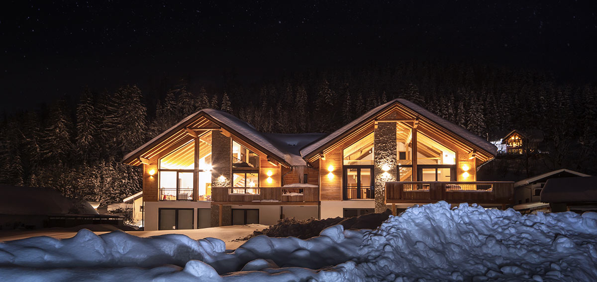 Szklana ściana - okna aluminiowe-Aluhaus