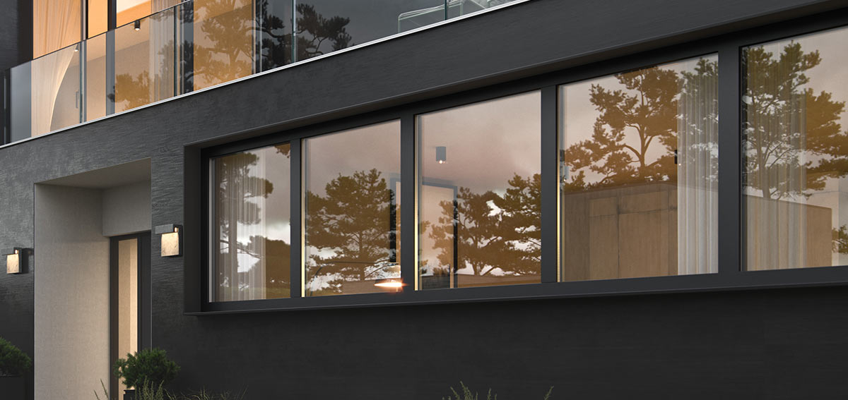 Okna zespolone - Aluhaus