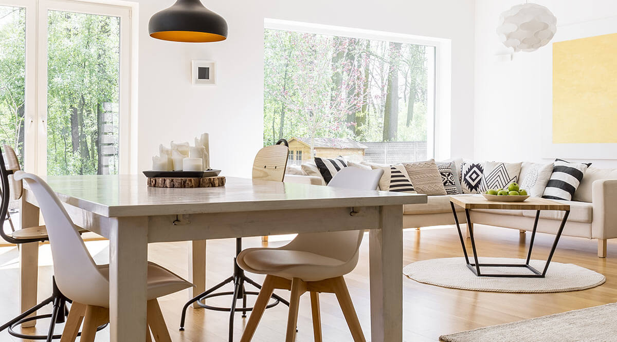 Styl scandi w salonie