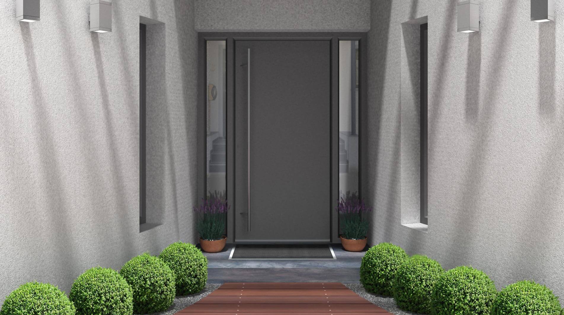 Bezpieczne drzwi zewnętrzne