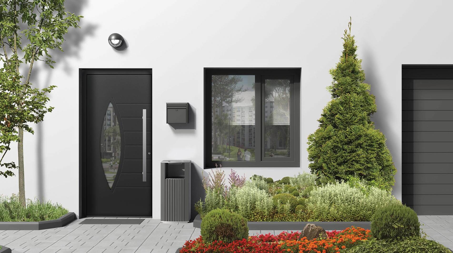 Drzwi energooszczędne Aluhaus