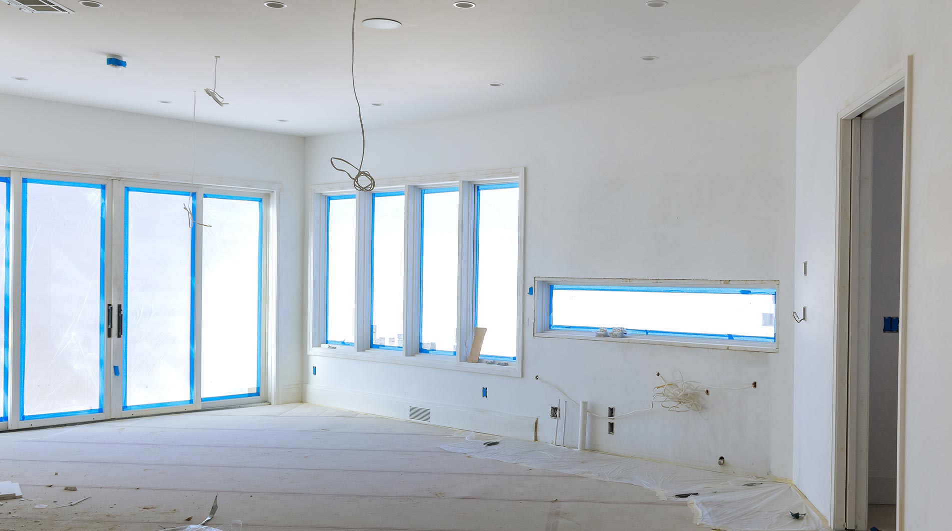 zabezpieczenie okien przed remontem