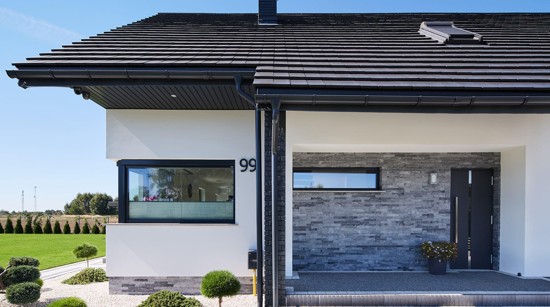 Drzwi do domu parterowego - Aluhaus