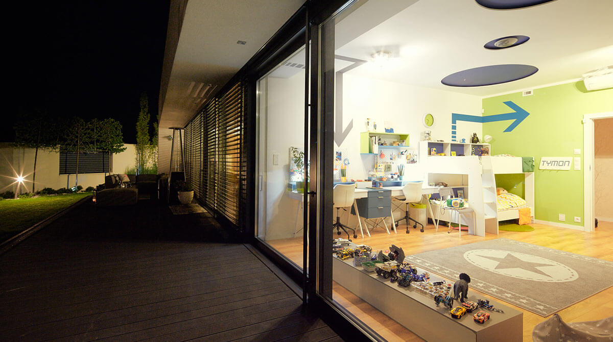 Okna tarasowe bez progu - Aluhaus-Slide