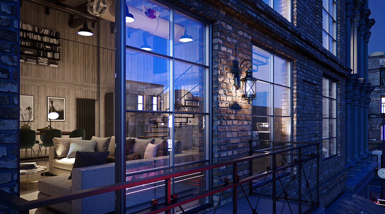 Miru Steel - styl industrialny - Aluhaus