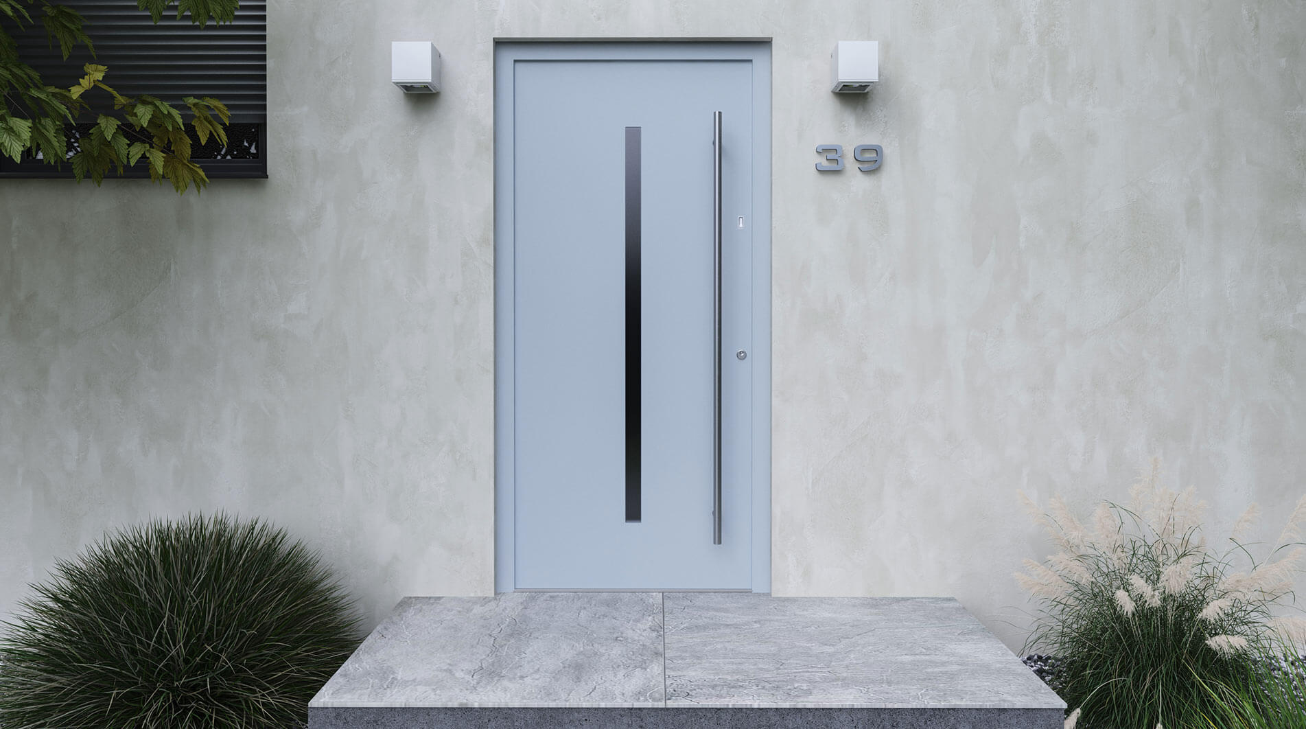 Aluminiowe drzwi zewnętrzne