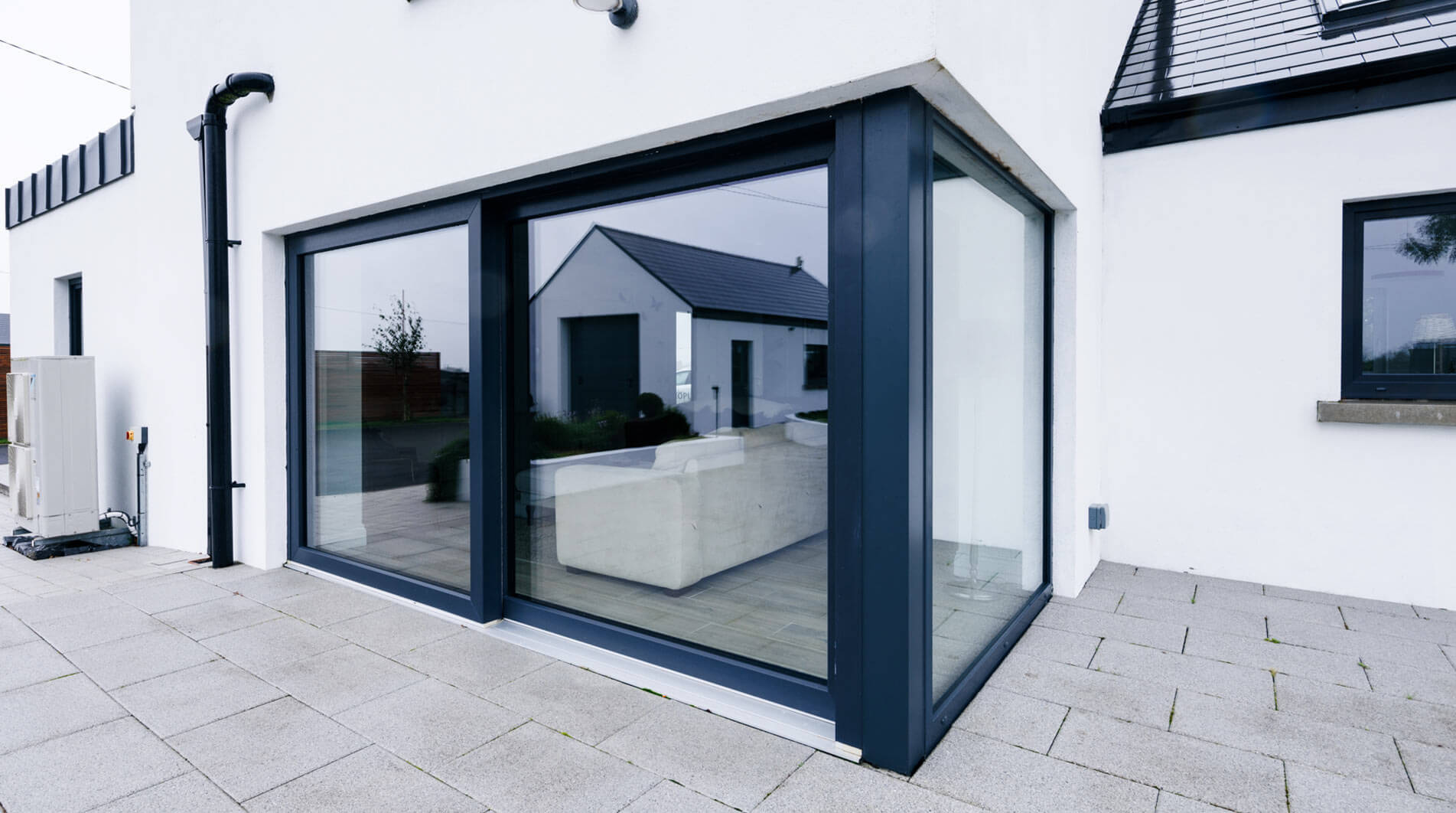 Bezprogowe drzwi tarasowe