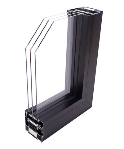 Okno trzyszybowe Miru - Aluhaus