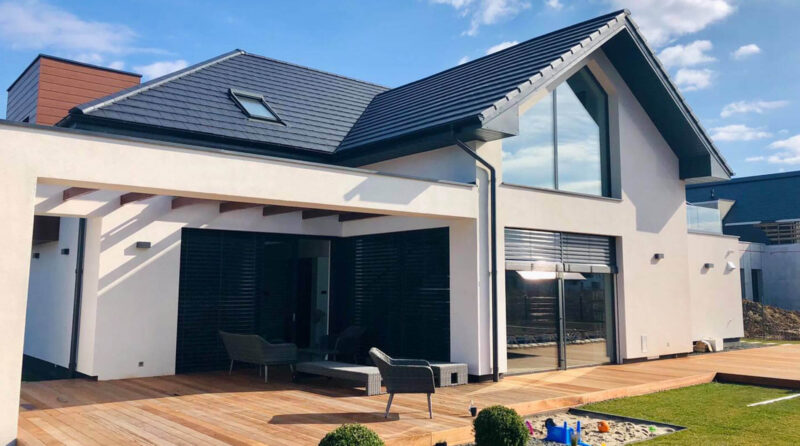 Dom z oknami Aluhaus