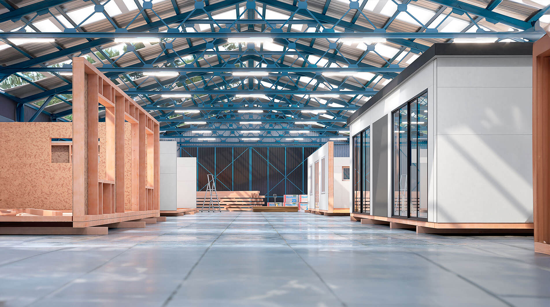 Domy modułowe - produkcja