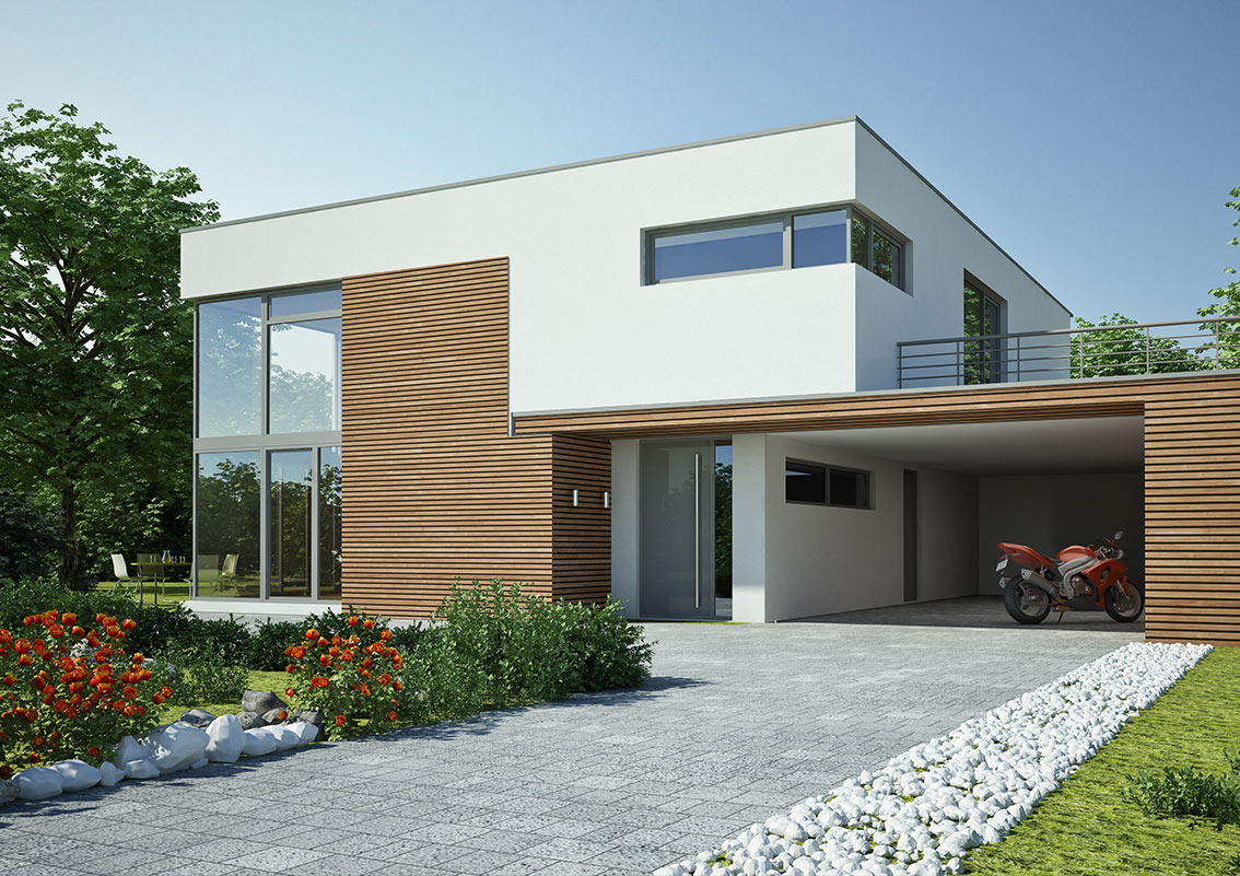 Drzwi w nowoczesnym domu