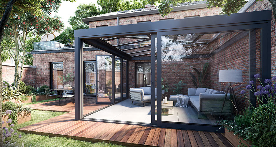 Drzwi harmonijkowe Aluhaus Fold 